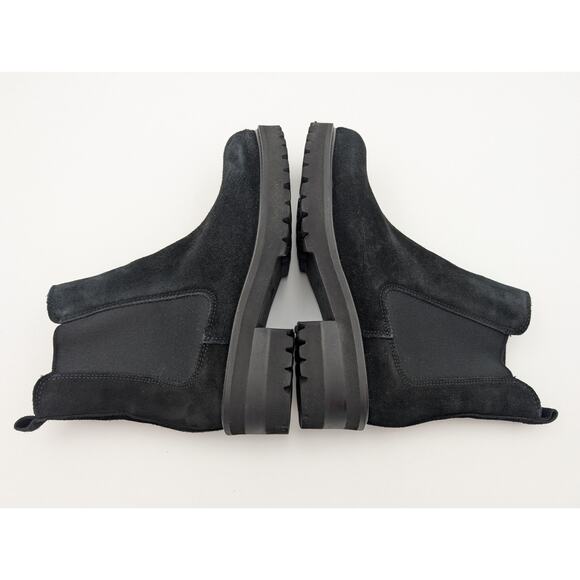 La Canadienne Connor Waterproof Suede Chelsea Boots Black Womens Size US6M EU37 - Picture 11 of 12